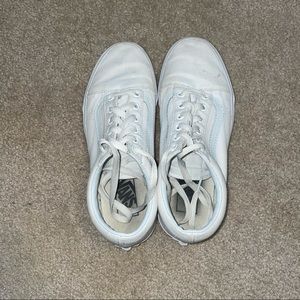 White old skool vans